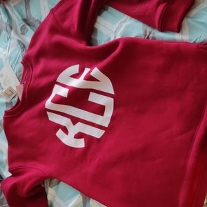 Burgandy sweatshirt by Marley Lilly